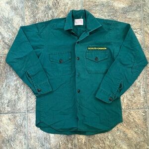 Vintage Boy Scouts Canada Button-Up Shirt
